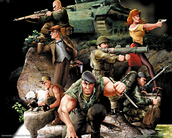 Фотографии Commandos Игры 562x450 компьютерная игра