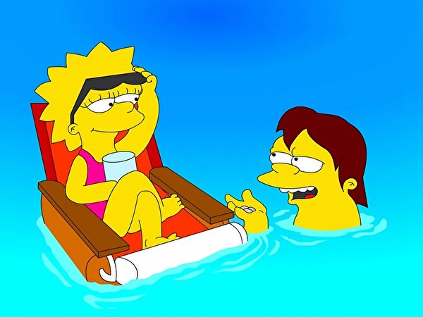 Achtergronden The Simpsons Lisa Simpson Cartoons 600x450