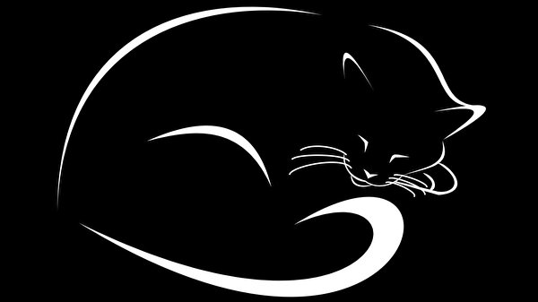 600x337 Gato Desenhado Desenho vetorial animalia, um animal, gatos Animalia
