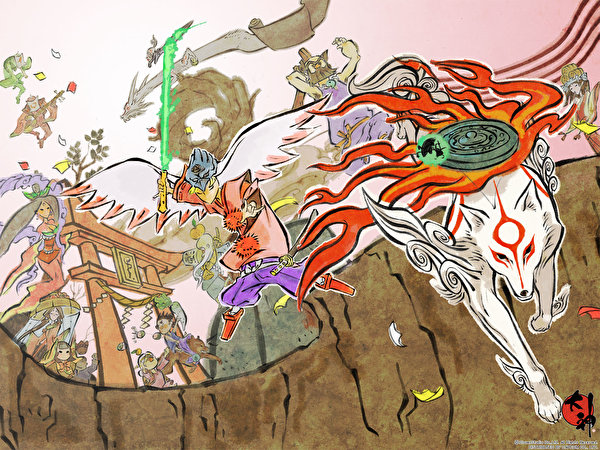 Picture Okami Games 600x450 vdeo game