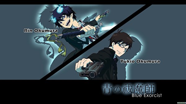 Bakgrunnsbilder til skrivebordet Blue Exorcist Anime 600x337