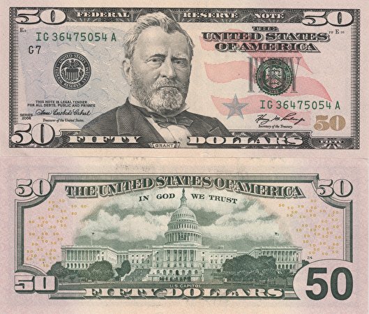 Bilder von Dollars Banknoten 50 dollars Geld 529x450 Papiergeld Geldscheine