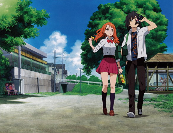 Tapeta na pulpit Anohana: The Flower We Saw That Day Anime 585x450