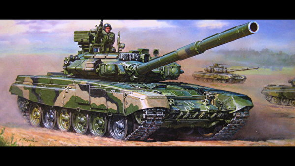 Фото Камуфляж Танки Рисованные Т-90 600x337 Маскировка танк