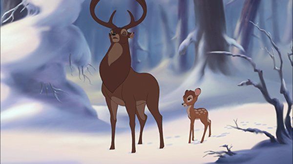 Bilde Bambi Disney Tegnefilm 600x337