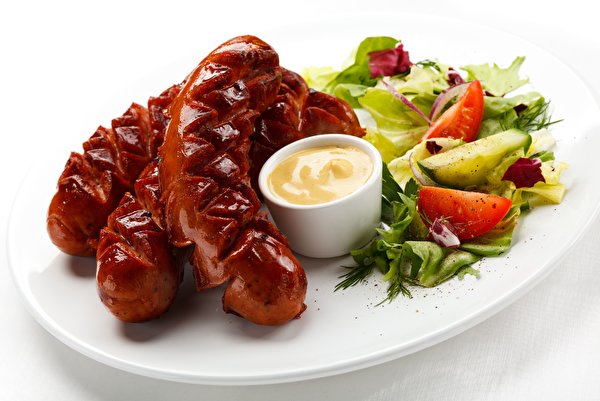 Foto Frankfurter Würstel das Essen Fleischwaren 600x401 Wiener Würstchen Lebensmittel