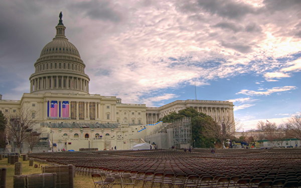Картинки Вашингтон город америка Capitol Building Города 600x375 США штаты город