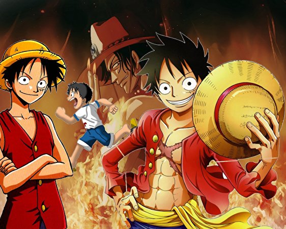 Skrivebordsbakgrunn One Piece Ung mann Anime 562x450 tenåring gutt