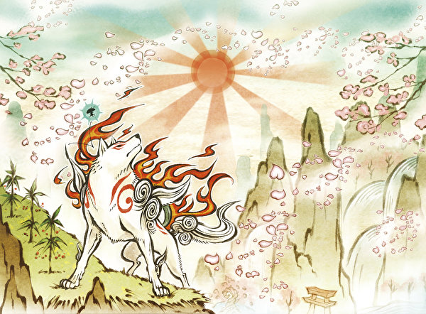 Image Okami vdeo game 600x442 Games