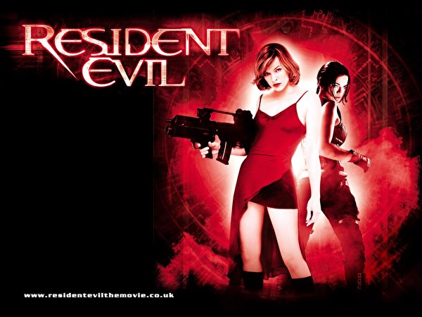 Bakgrunnsbilder Resident Evil 2002 Resident Evil (film) Milla Jovović Film 600x450