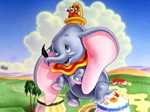 Tapety na pulpit Disney Dumbo Kreskówki