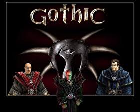 Bakgrundsbilder på skrivbordet Gothic Datorspel