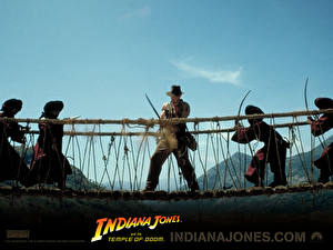 Bakgrundsbilder på skrivbordet Indiana Jones Indiana Jones och de fördömdas tempel film