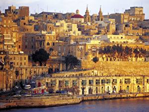 Papel de Parede Desktop Casa Malta Valleta Cidades
