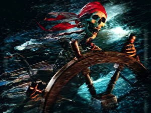 Bakgrundsbilder på skrivbordet Pirates of the Caribbean Pirates of the Caribbean: Svarta Pärlans förbannelse Filmer
