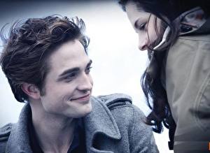 Sfondi desktop The Twilight Saga Twilight Robert Pattinson Kristen Stewart Film