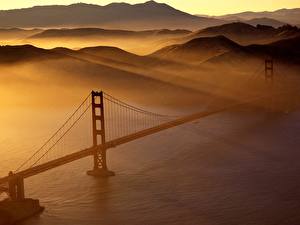 Fonds d'écran Pont USA San Francisco Californie Golden Gate Bridge Villes