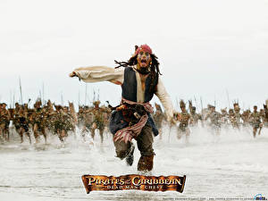 Bakgrundsbilder på skrivbordet Pirates of the Caribbean Pirates of the Caribbean: Död mans kista Johnny Depp film