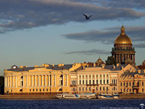 Bakgrundsbilder på skrivbordet Kända byggnader Sankt Petersburg