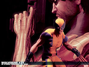 Bakgrundsbilder på skrivbordet Superhjältar Wolverine superhjälte Fantasy