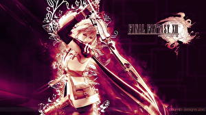 Bakgrundsbilder på skrivbordet Final Fantasy Final Fantasy XIII spel