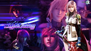Bakgrundsbilder på skrivbordet Final Fantasy Final Fantasy XIII Datorspel