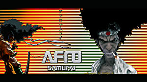 Papel de Parede Desktop Afro Samurai