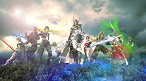 Papel de Parede Desktop Final Fantasy Final Fantasy: Dissidia videojogo