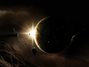 Bilder Planet Asteroid Weltraum