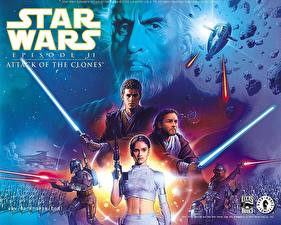 Bakgrunnsbilder Star Wars (Film) Star Wars Episode II: Klonene angriper Lyssabel Film