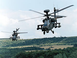 デスクトップの壁紙、、ヘリコプター、AH-64 アパッチ、AH-64D Longbow、