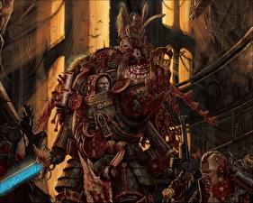 Bakgrunnsbilder Warhammer 40000 Warhammer 40000 Dawn of War Kyborg