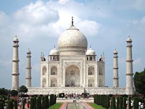 Sfondi desktop Edifici famosi Taj Mahal Moschea