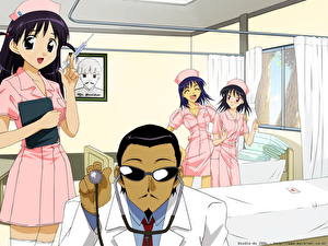 Desktop wallpapers School Rumble Anime