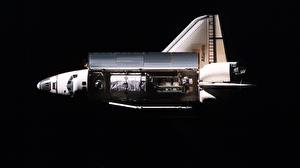 Bureaubladachtergronden Schepen Space shuttle Atlantis, Nasa Ruimte