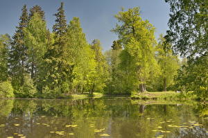 Papel de Parede Desktop Lago Rússia  Naturaleza