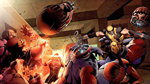 Papel de Parede Desktop Super-heróis Wolverine Herói Fantasia