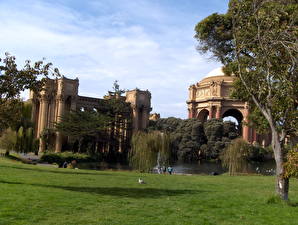Fonds d'écran États-Unis San Francisco Californie Palace of Fine Arts Villes
