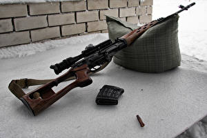 桌面壁纸，，步枪，狙击步枪，SVD (Dragunov)，陆军