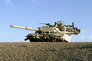 Bakgrundsbilder på skrivbordet Stridsvagnar M1 Abrams Amerikanska M1A1 Militär