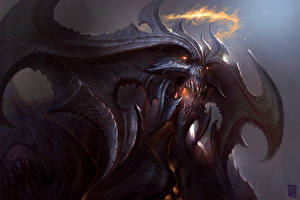 Bakgrunnsbilder Demoner Diablo Fantasy