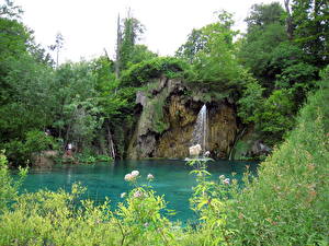 Bilder See Kroatien Plitvice lakes Natur