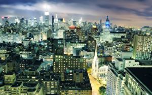 Sfondi desktop Stati uniti New York Manhattan Città