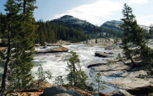 Fondos de escritorio Parque Montaña Ríos EE.UU. Yosemite California Tuolumne Naturaleza