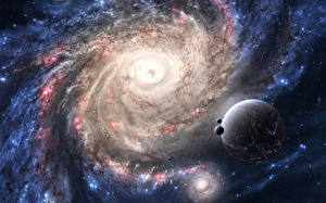 Sfondi desktop Nebulose nello spazio Pianeti Spazio_cosmico