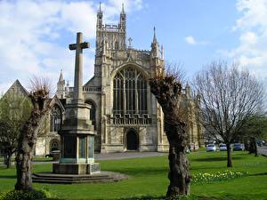 Fondos de escritorio Templo Catedral Gloucester Cathedral Ciudades