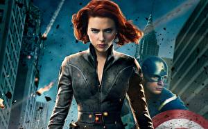 Bureaubladachtergronden The Avengers (2012) Scarlett Johansson film