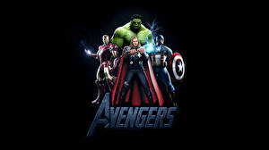 Papel de Parede Desktop Os Vingadores 2012 Thor Herói Hulk Herói Filme