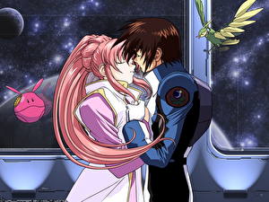 Fondos de escritorio Mobile Suit Gundam Hombre joven Anime Chicas