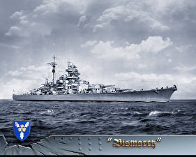 Fotos Gezeichnet Schiffe Bismarck Heer